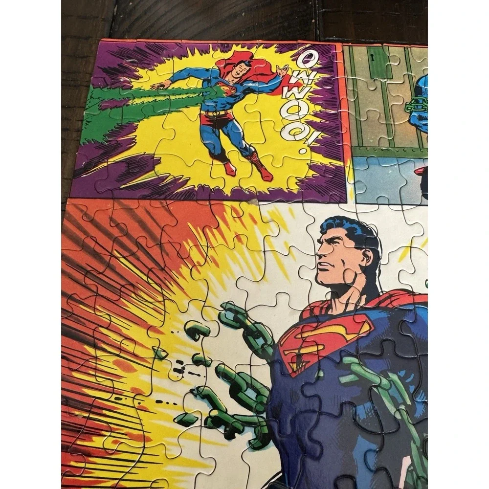 1973 Superman Jigsaw Puzzle 200 Pieces Complete